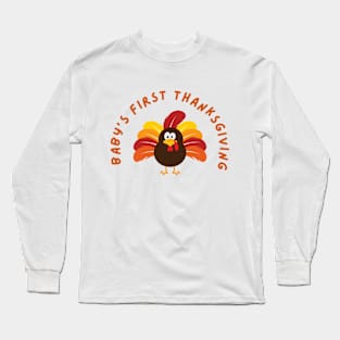 Baby's First Thanksgiving Apparel Long Sleeve T-Shirt